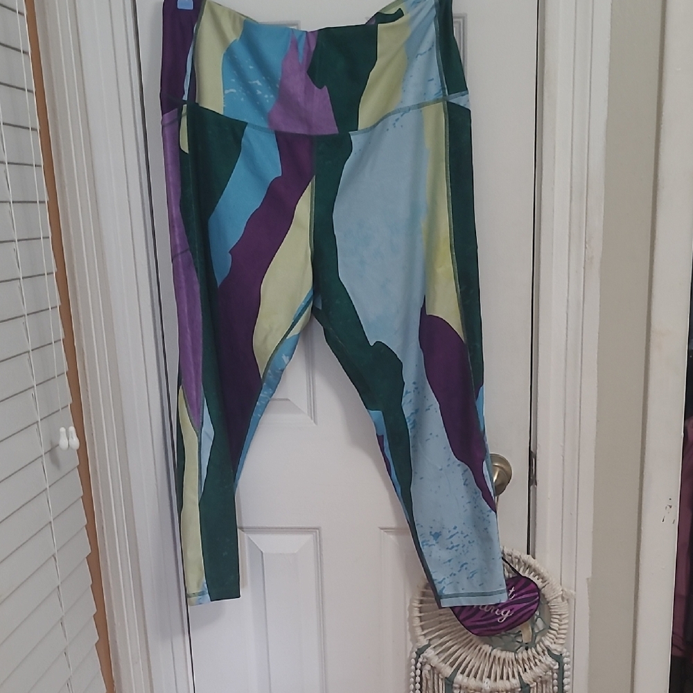 DSG Vibrant Purple and Blue Leggings